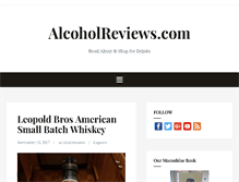 Tablet Screenshot of alcoholreviews.com